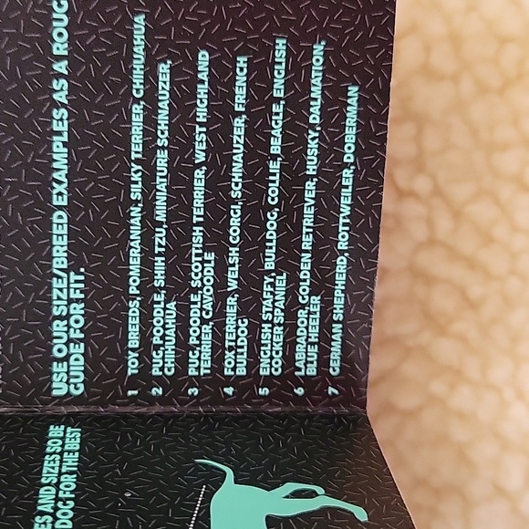 FuzzYard Quilted Dog Jacket - Black and brown faux leather size 5 - Picture 11 of 11